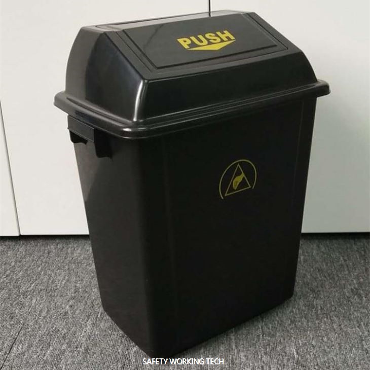 ESD سطل زباله أنتستتك